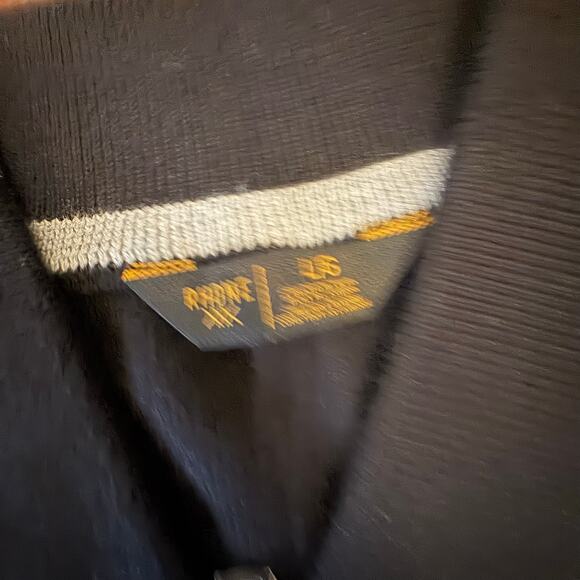 NEW w/tags Rhône Men’s Navigator Knit Bomber Large Black Full Zip Jacket Sweater - Picture 5 of 11